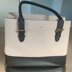 Kate Spade Colorblock Tote/Satchel - Blush/Black